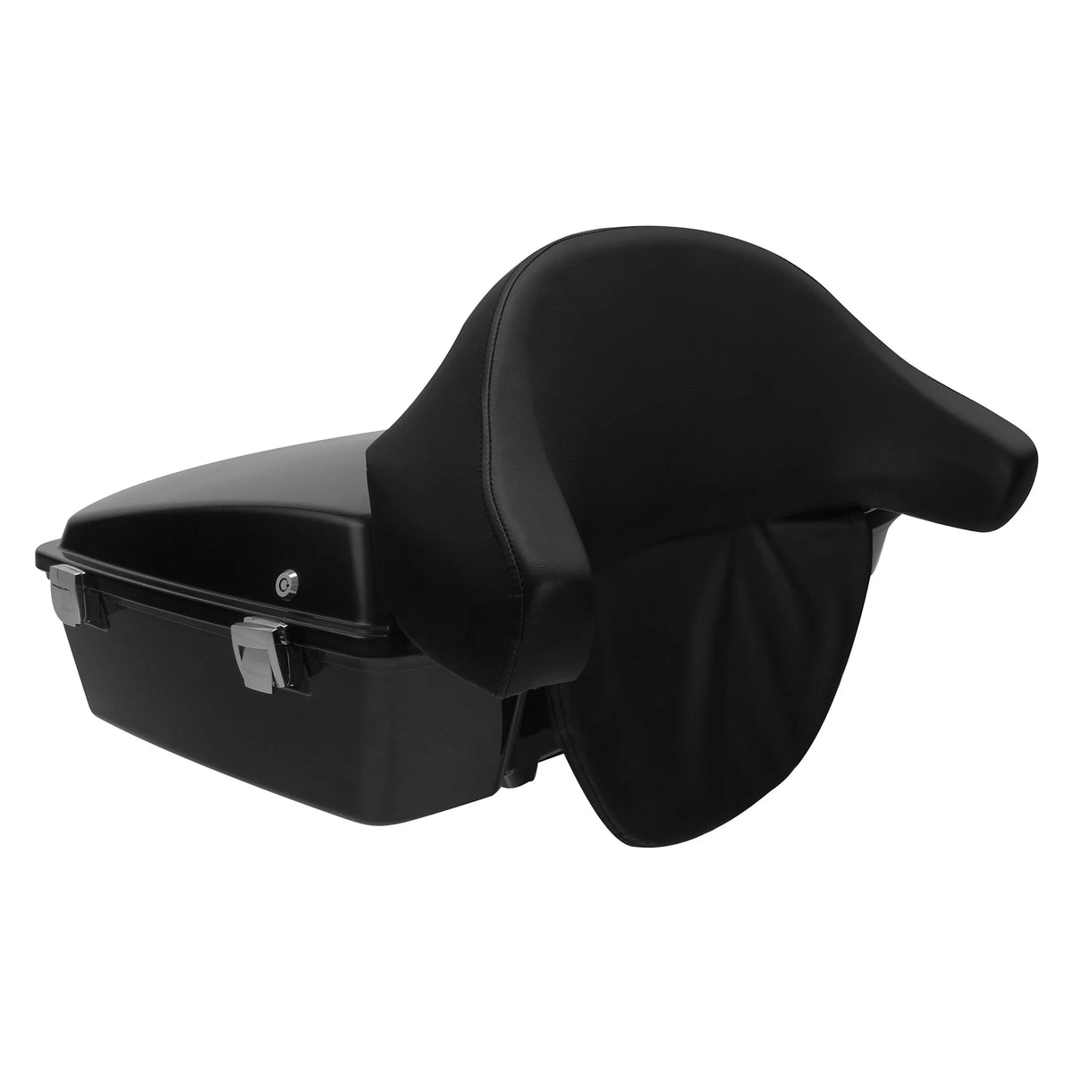 Black Tour Pack Backrest Pad Trunk Fit For Harley Electra Street Glide 1997-2013