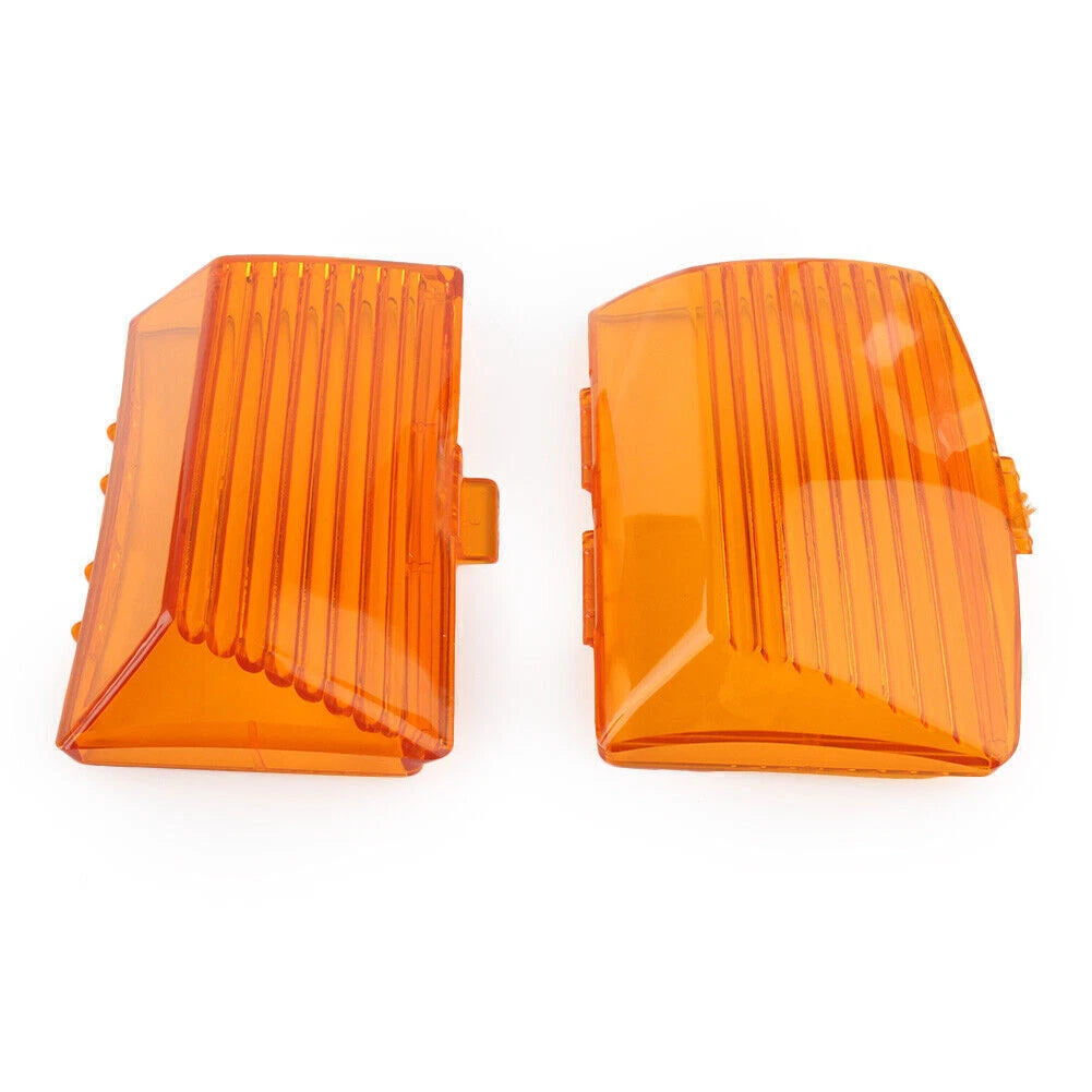 Fit Harley Touring Ultra Classic Light Lens Cover Fender Tips Mud Guard Amber US