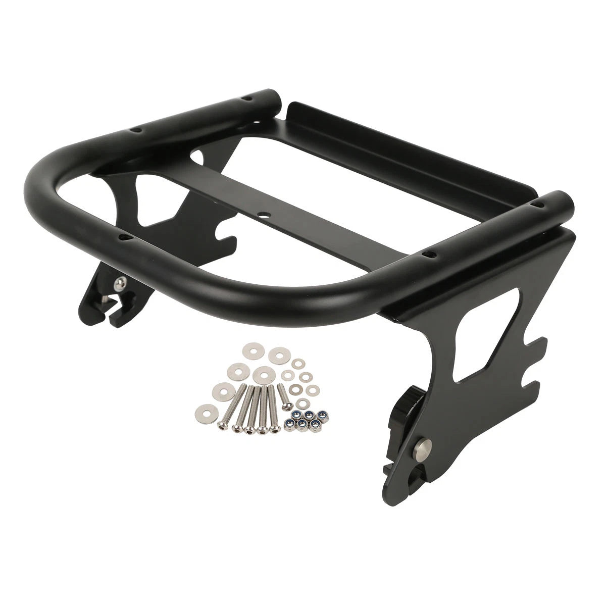 Razor Trunk & Backrest Pad Rack Fit For Harley Touring FLHR FLHT 97-08