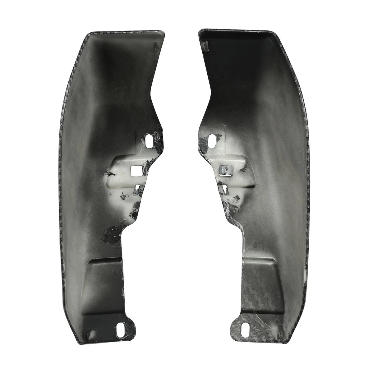 Carbon Fiber Vivid Black Mid-Frame Air Deflector For Harley Electra Glide 09-23