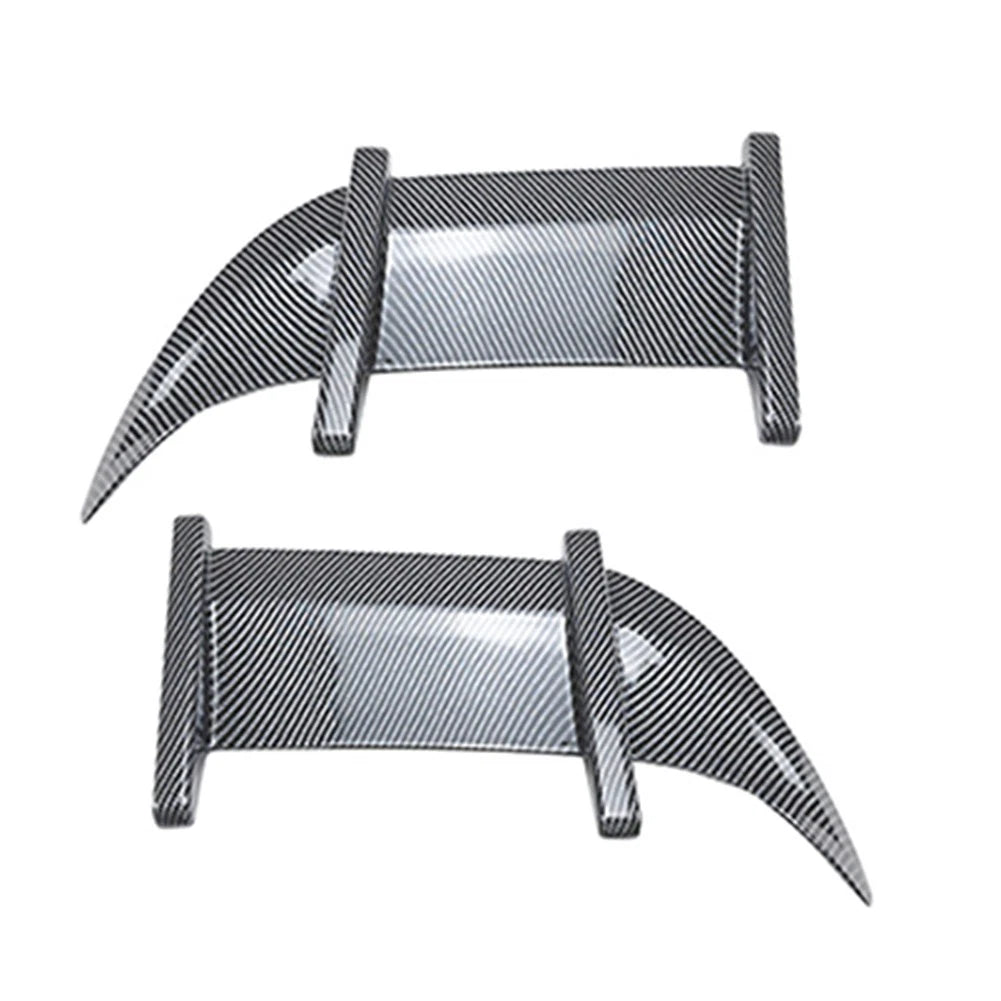 US 2pcs ABS Rear Roof Spoiler Wing Lip For VW Golf MK7 MK7.5 GTD R 2013-2019
