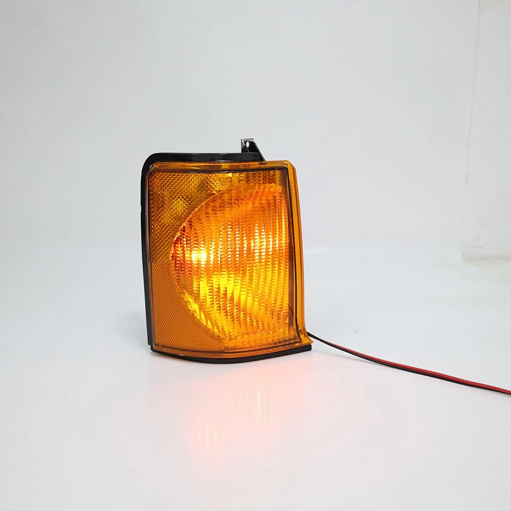 1 Pair Front Indicator Light Yellow Lens For Land Rover Discovery 2 1999-2002
