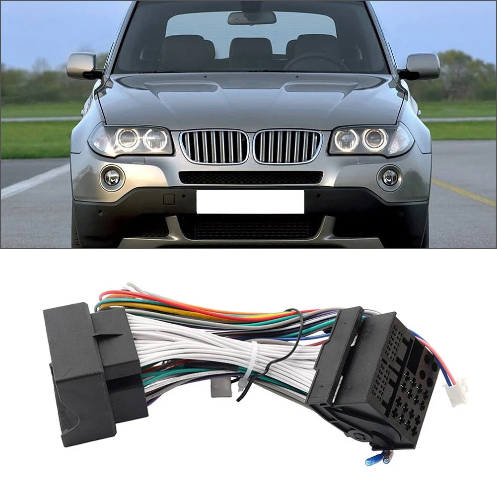 Car Radio Stereo 16Pin Wiring Harness Power Cable For BMW X3 E83 2006-2010