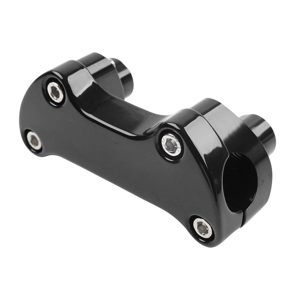 2" Handlebar Riser & Top Clamp For Harley Dyna Softail Sportster Street bob