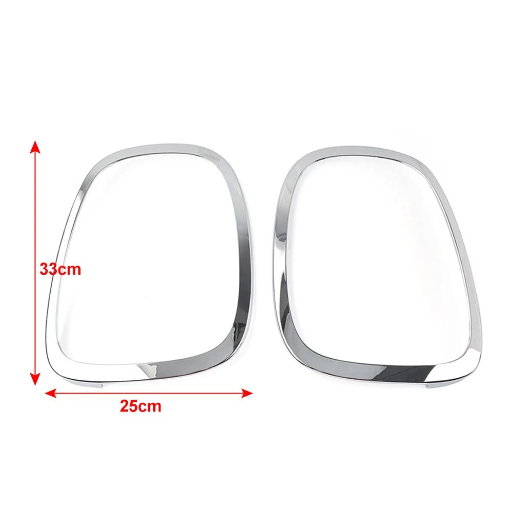 Taillight Ring Bezel Trim Cover Rear For BMW Mini Cooper F55 F56 F57 Silver Left