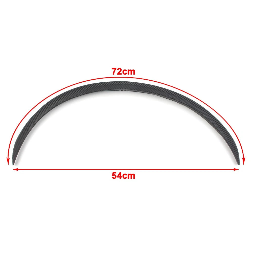 Carbon Fiber Car Wheel Eyebrow Arches Lips Fender Flares Protector Trim Cover