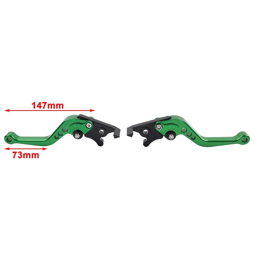 CNC Adjust Short Brake Clutch Levers For Kawasaki Ninja ZX4R ZX4RR 2023-2025