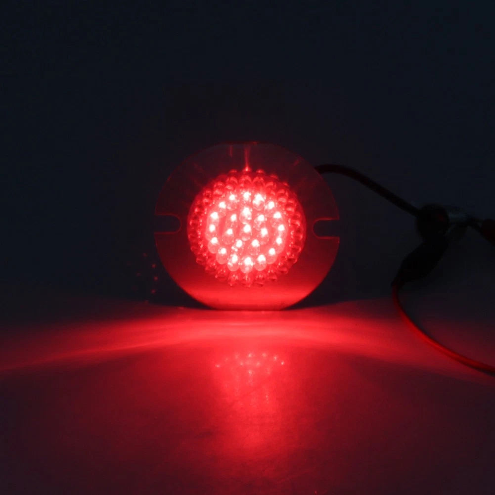 1157 Red LED Turn Signal Light Indicator Inserts for Harley Electra/Ultra