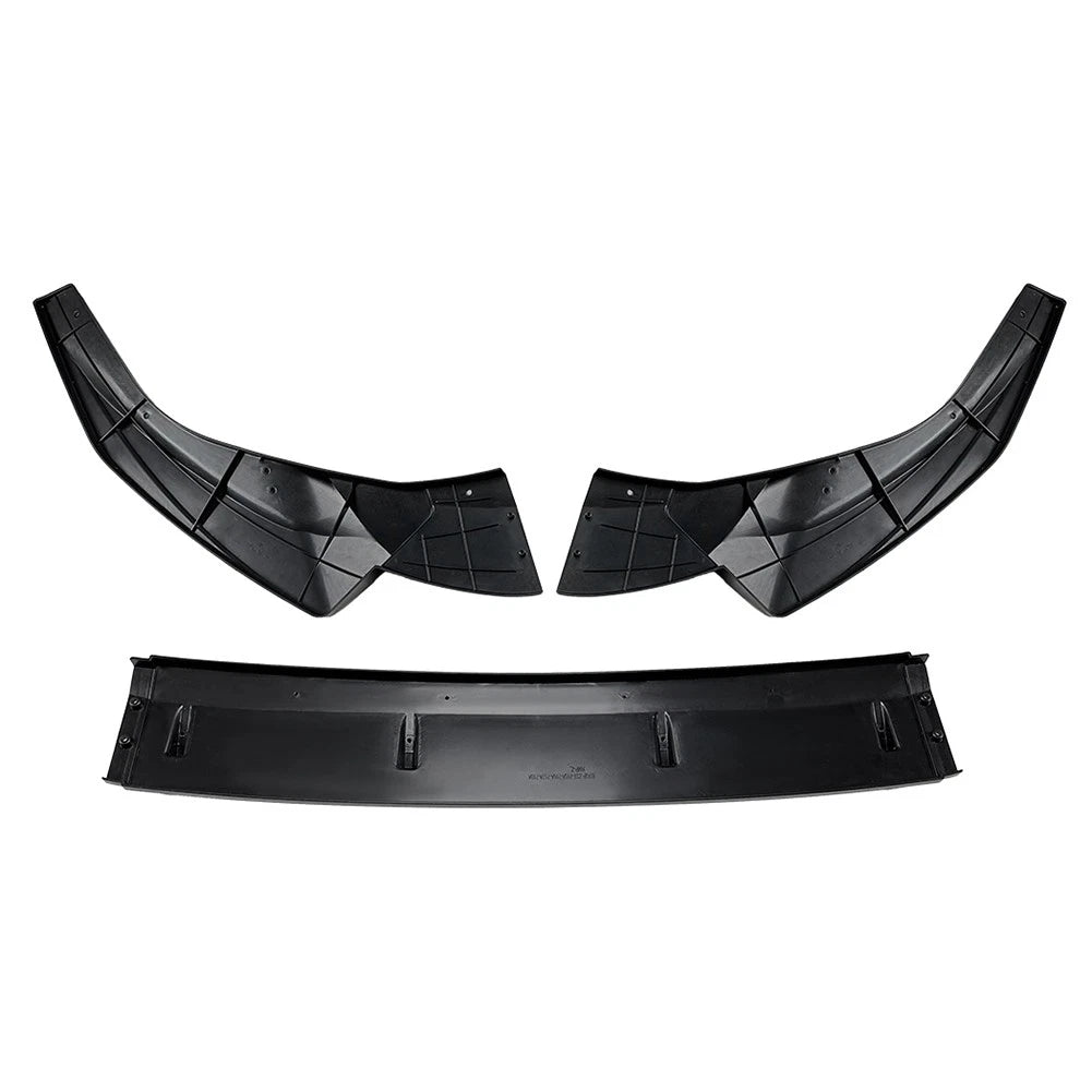 Glossy Black Front Bumper Splitter Spoiler Lip For Audi A5 Sline S5 8W6 2020-24