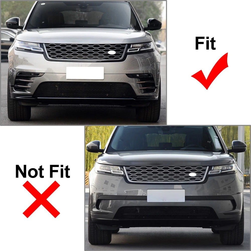 Front Bumper Center Grille Cover For Land Rover Range Rover Velar 2017-2023