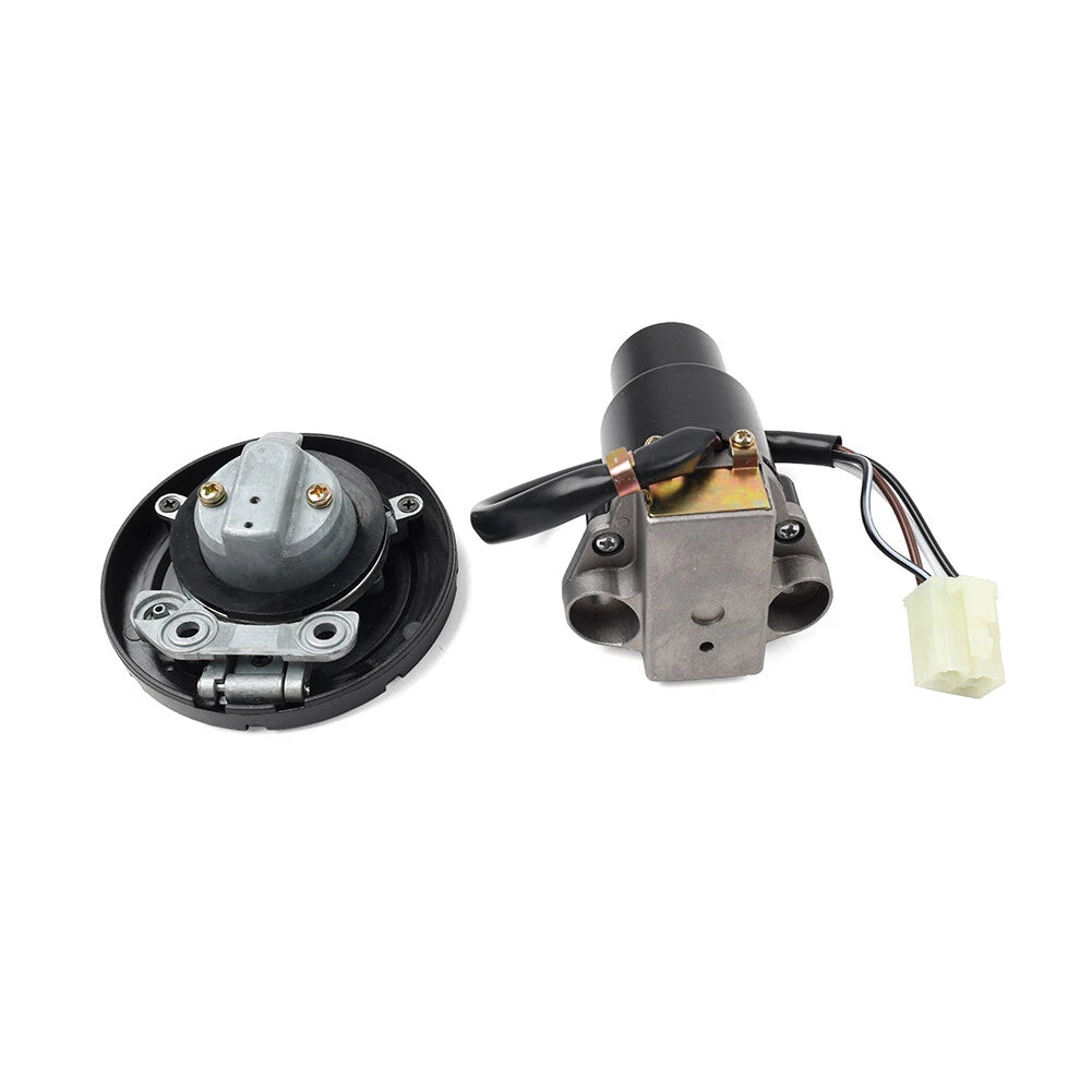 Ignition Switch Fuel Gas Cap Lock Key Set For Kawasaki KLR650 2008-2018