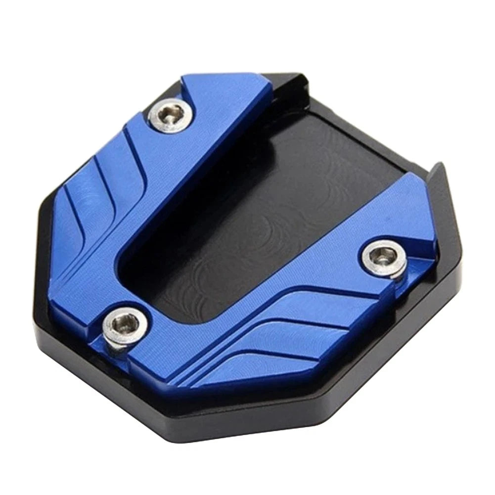 Kickstand Extender Foot Side Stand Extension Pad Support Plate Motorcycle Blue