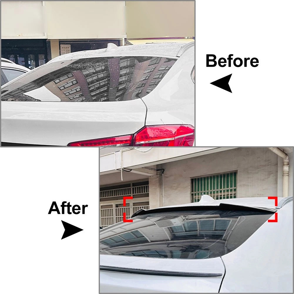 Rear Roof Trunk Spoiler Wing Lip For BMW X6 F16 2015-2019 Glossy Black