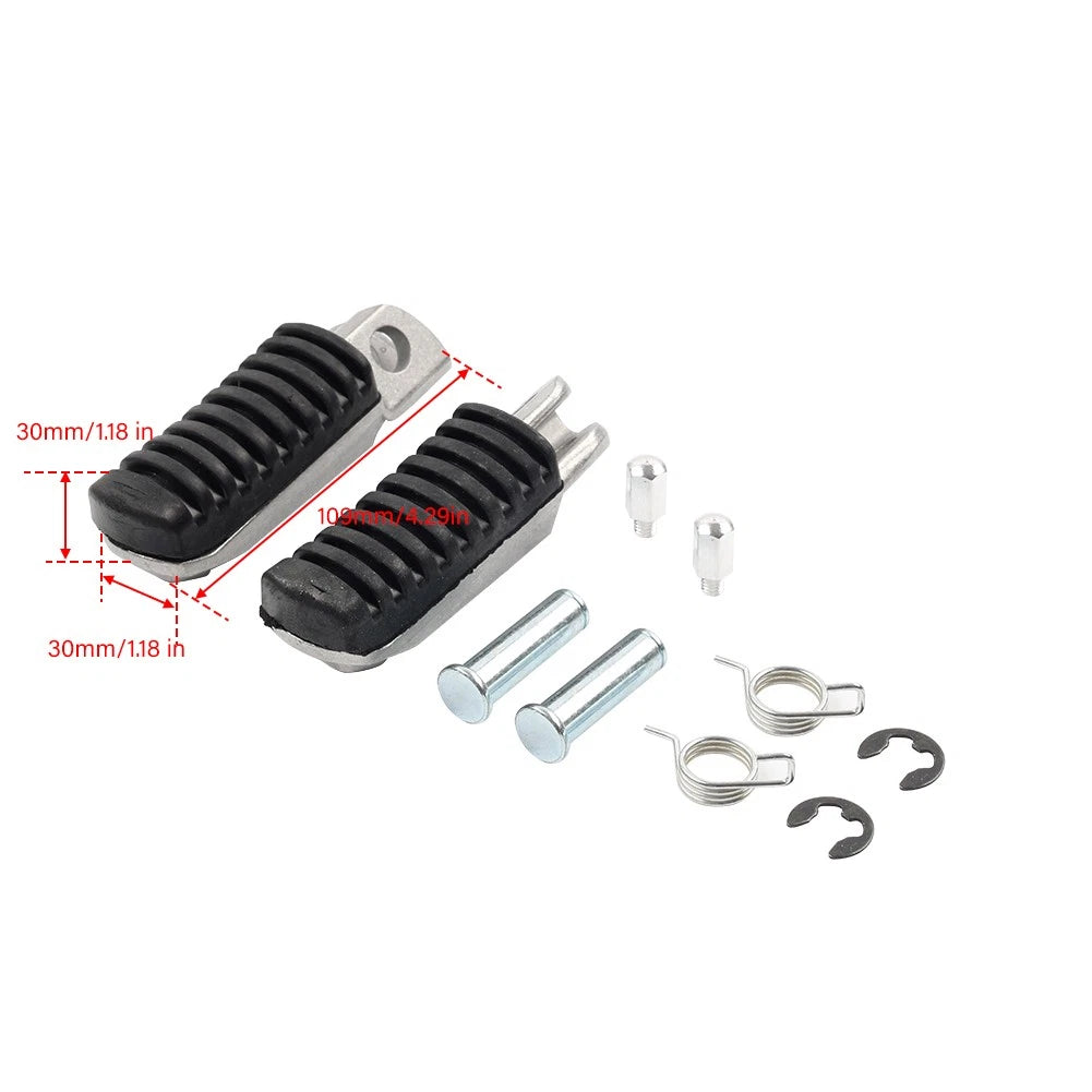 Front Foot Pegs Footrest Adapter For Kawasaki ER6N Ninja 650R 1000 Z1000SX
