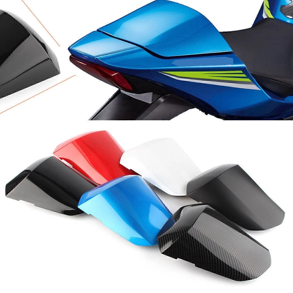 Rear Pillion Passenger Cowl Seat Back Cover For SUZUKI GSXR1000 2017 -2023 BlACK