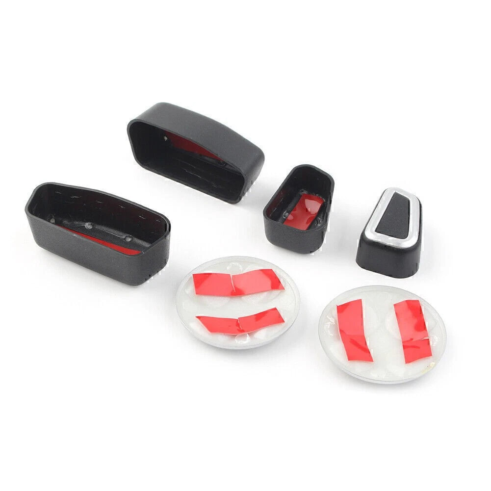 Inner Car Seat Adjustment Button Trim Cover 6pcs For Alfa Romeo Giulia 2017-2021