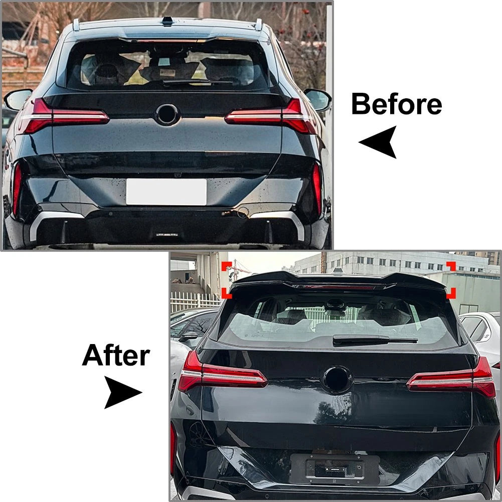Glossy Black Rear Roof Spoiler Wing Lip Spoiler For BMW X3 G45 2025+