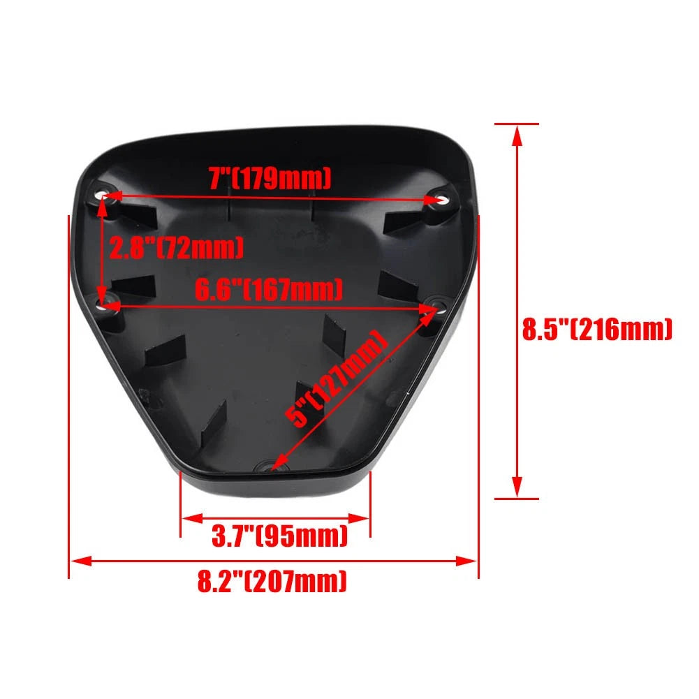Air Cleaner Filter Cover Side Intake Guard For Honda VTX1300 VTX1800 2003-08