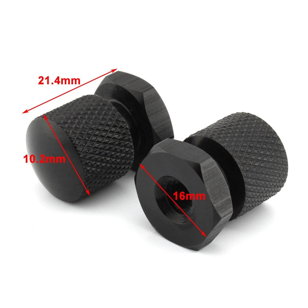 2x Solo Seat Nuts Seat Nuts 1/4"-20 Thread for Harley Touring Softail
