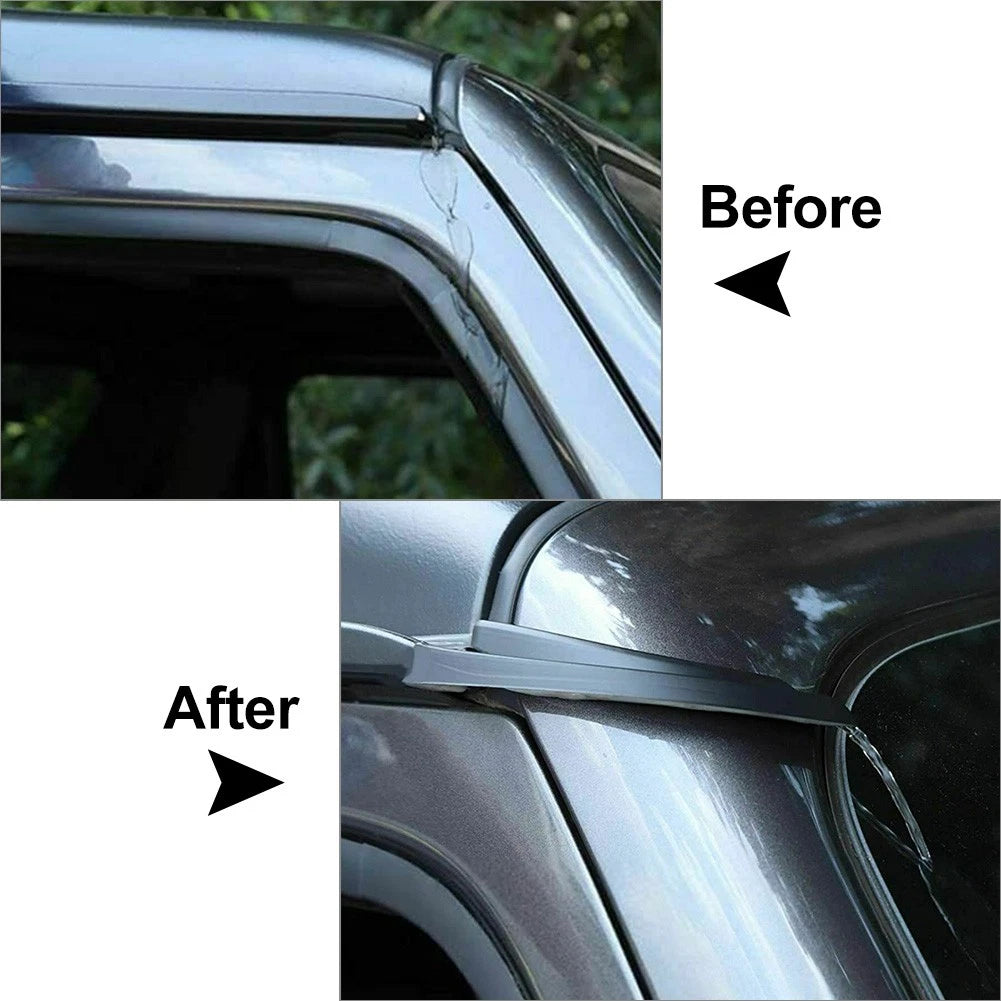 Water Rain Gutter Extension For Jeep Wrangler JL 2018 2019 2020 2021 Durable