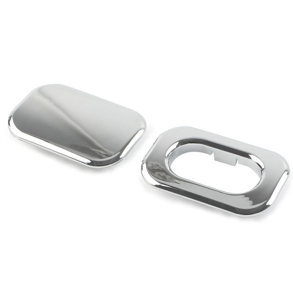 Chrome Antenna Hole Accent + Filler Cover For Harley Road Street Glide FLHR FLHX