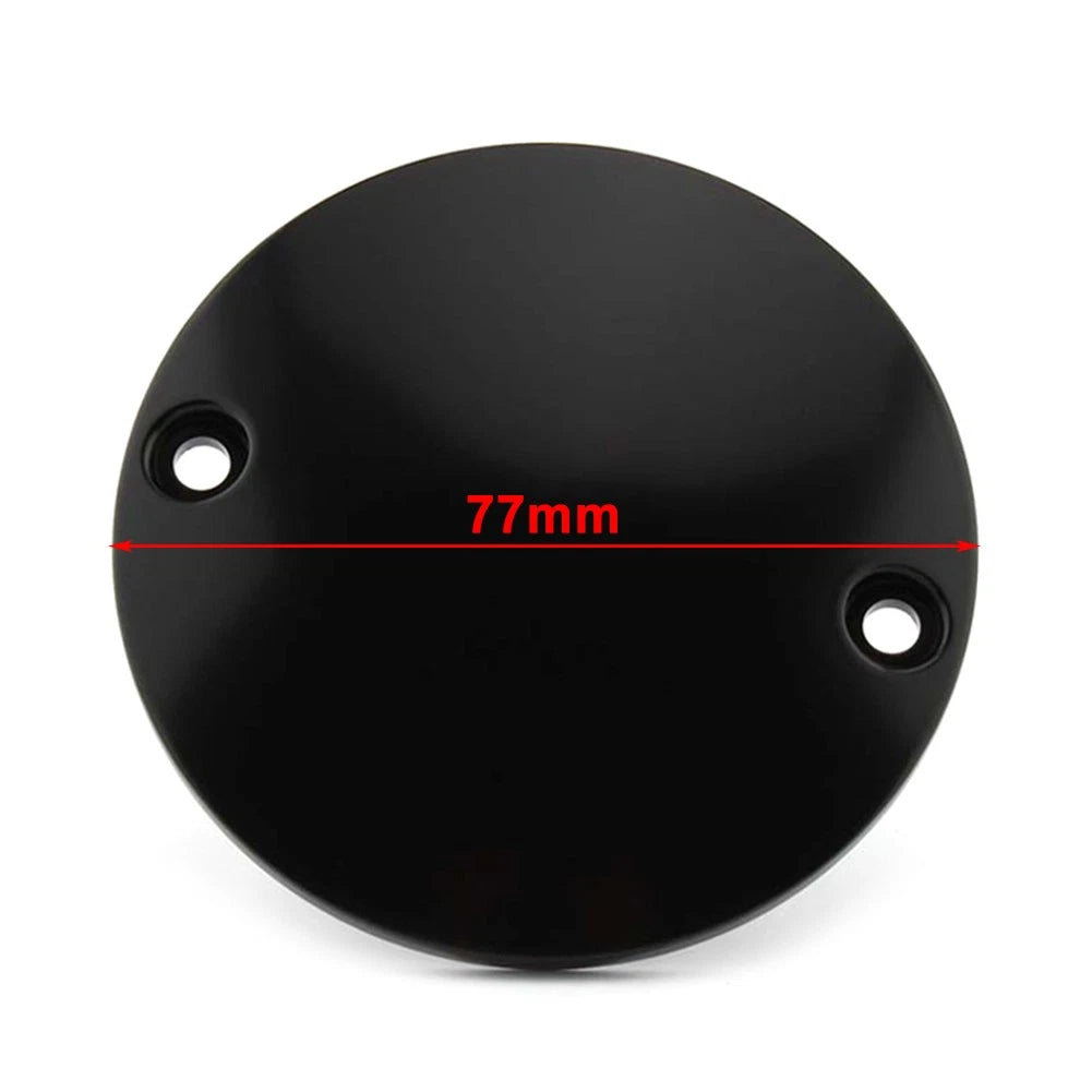 Domed Points Cover Softail Bigtwin For Harley Timing Ignition Timer Black USA