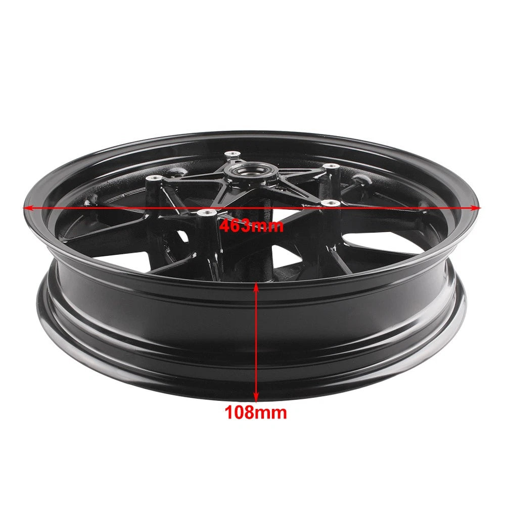 Front Wheel Rim For BMW 2010-2018 S1000RR & 2014-2018 15 S1000R Black Motorcycle
