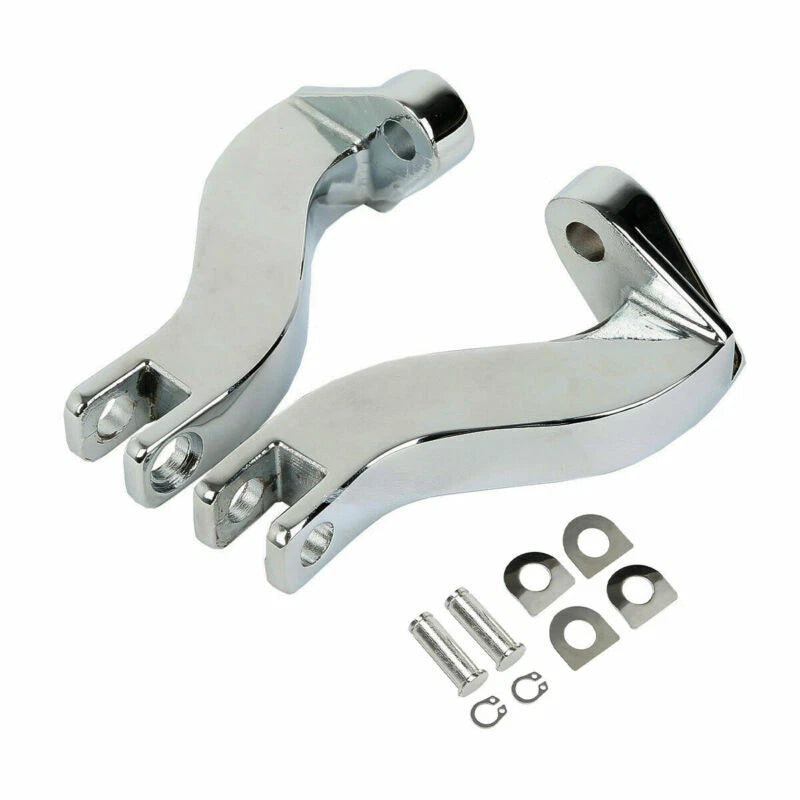 Foot Pegs Footrest Mount Bracket Fit For Harley Touring Electra Road Glide 93-24