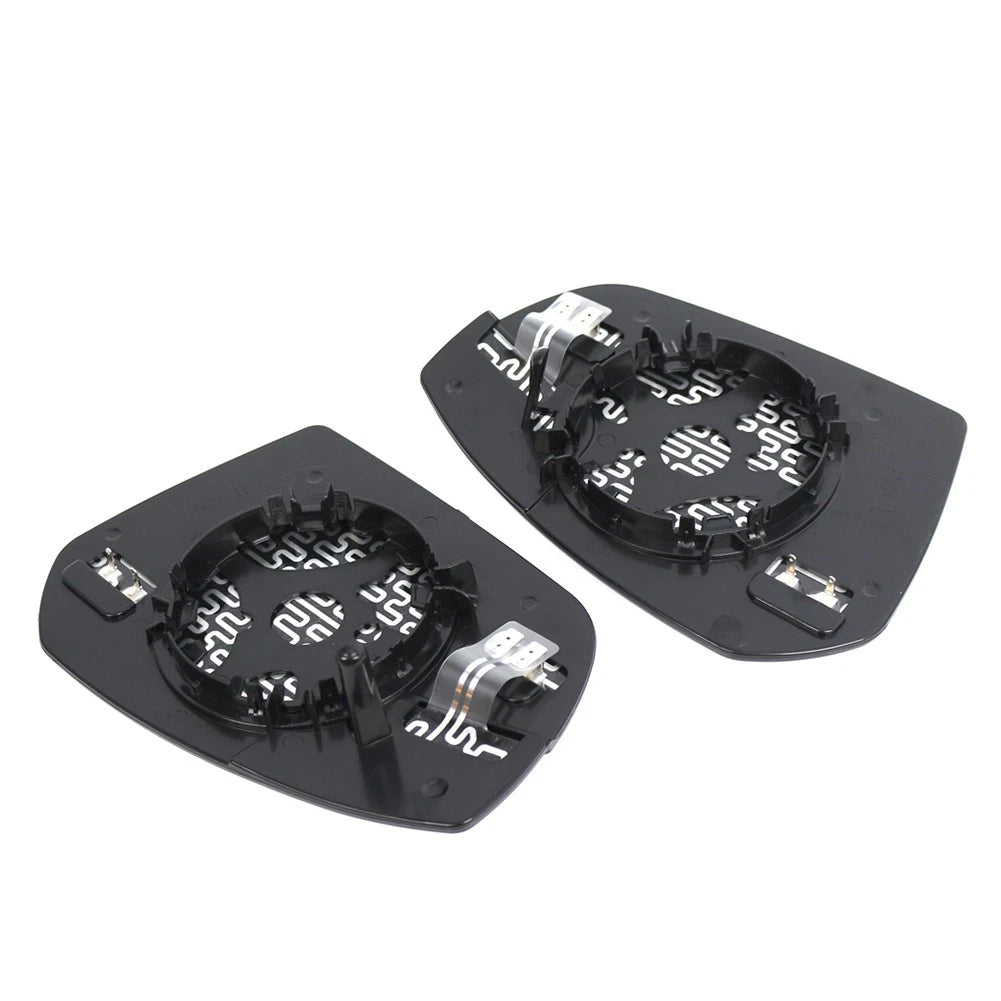 1 Pair Side Mirror Glass Heated Mirror Glass For Ford Escape 2017-2019