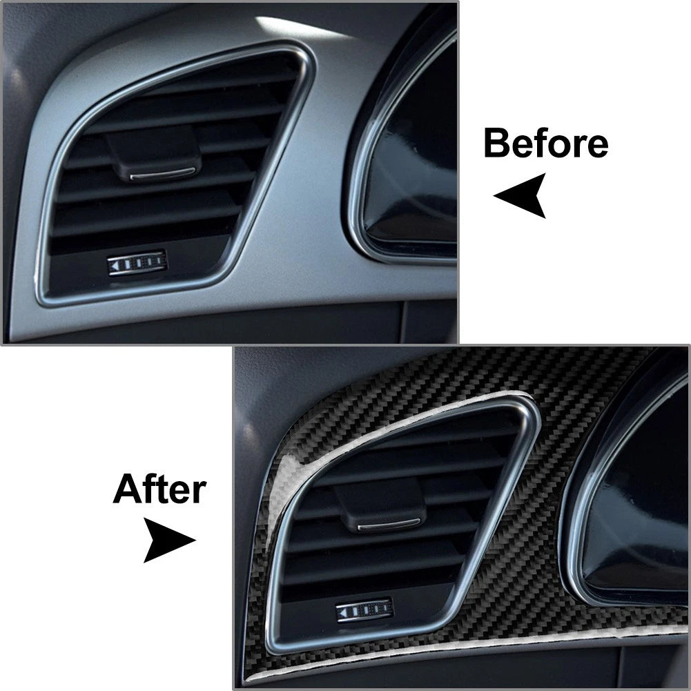 2 Pcs LHD Dashboard Instrument Panel Cover Trim For Audi A5 RS5 S5