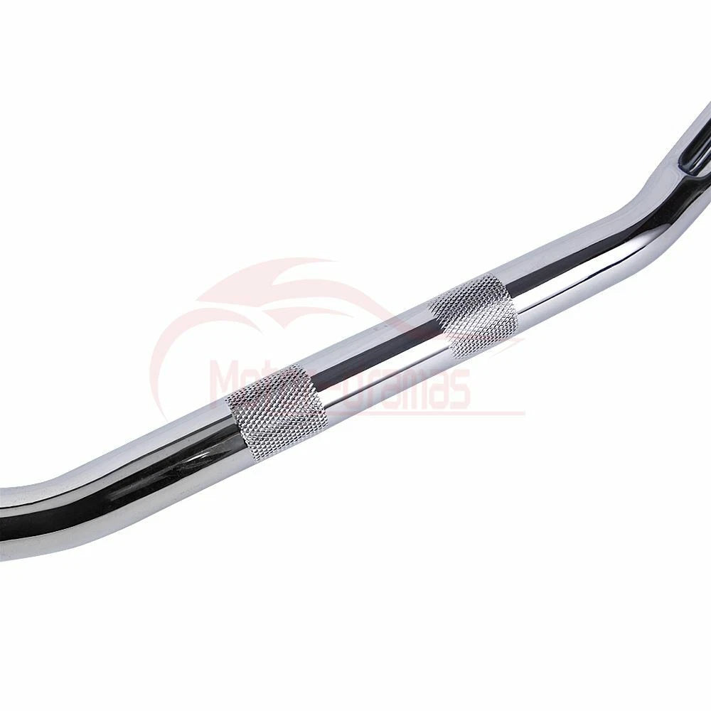 1" Drag Bars Handlebars For Harley Sportster XL Dyna Softail Choppers Bobbers