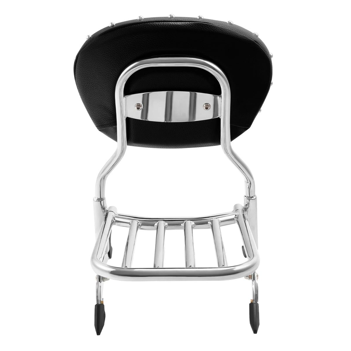 Chrome 12" Backrest Sissy Bar Luggage Rack For Indian Chief Dark Horse 14-18 15