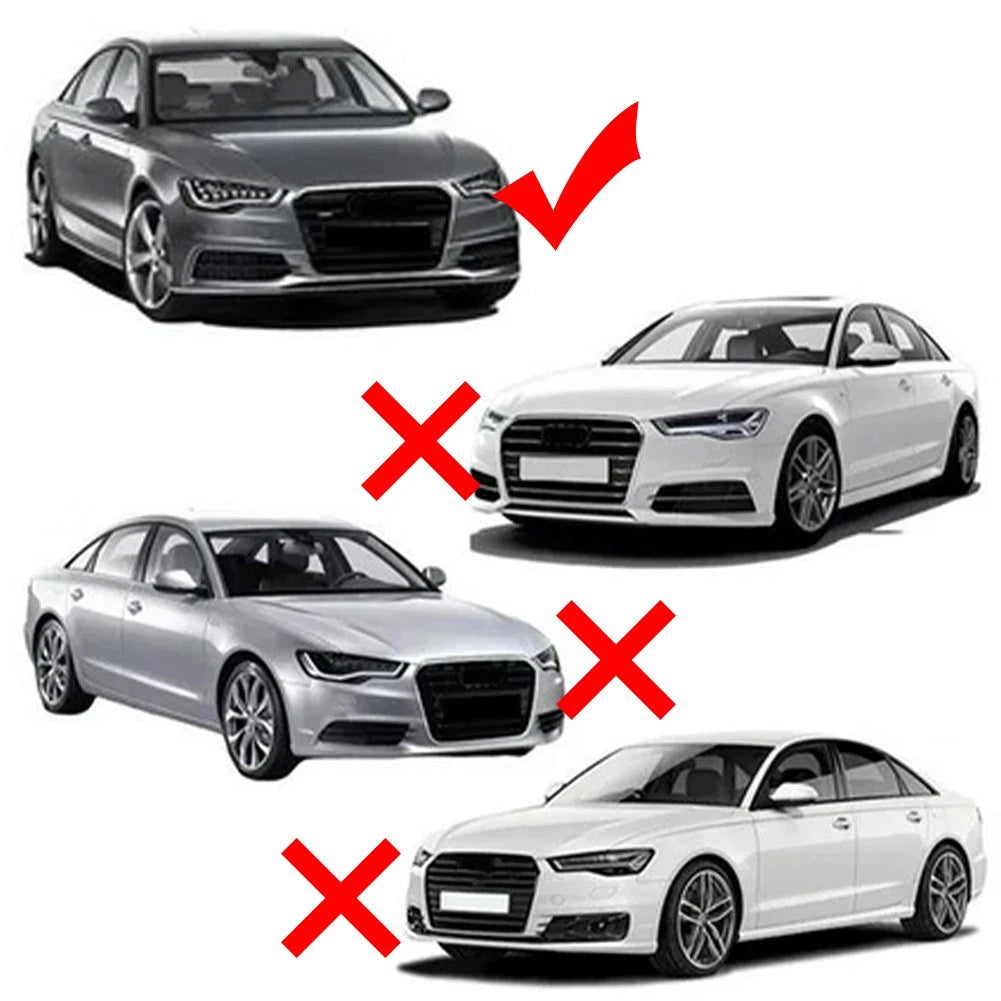 Front Bumper Lower Grille 4G0807681D 4G0807682D For Audi A6 C7 S LineS6