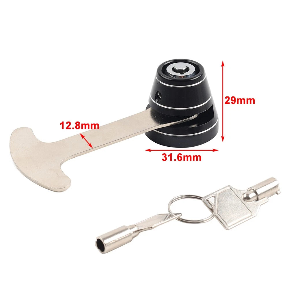 Anti Theft Handlebar Helmet Lock CNC Aluminum for Can Am Ryker 600 900 Ace Rally