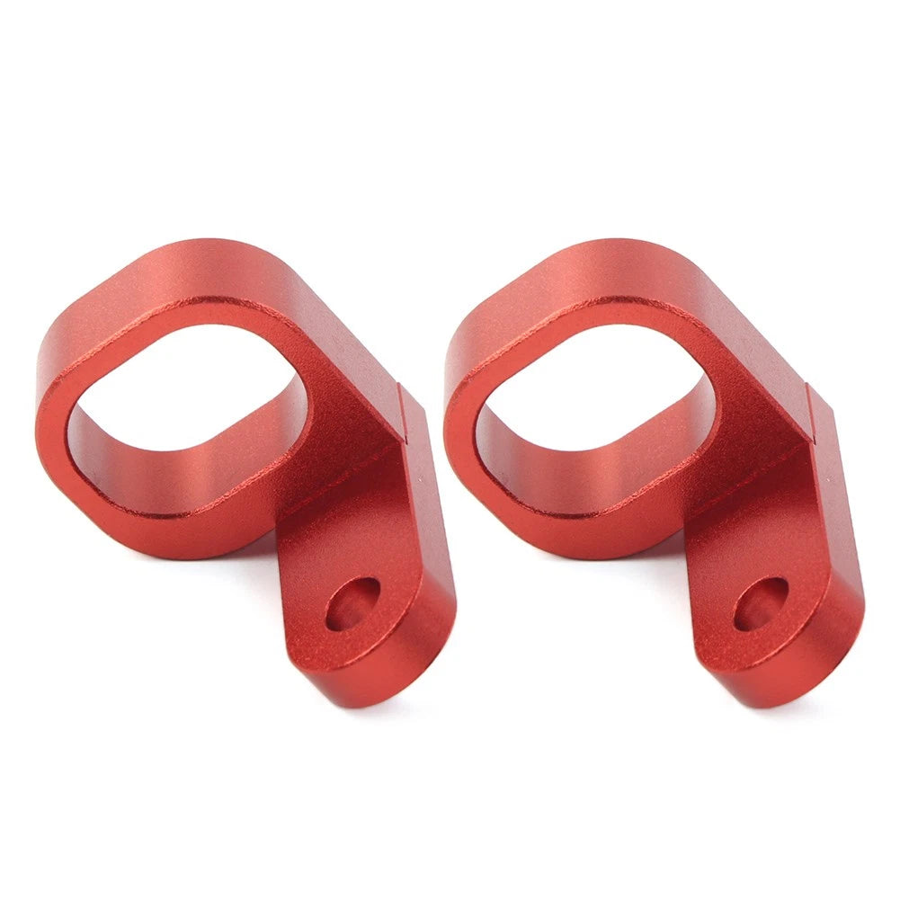 1 Pair Rear Brake Line Hose Clamp Aluminum For Suzuki DRZ400SM 2005-2022 Red