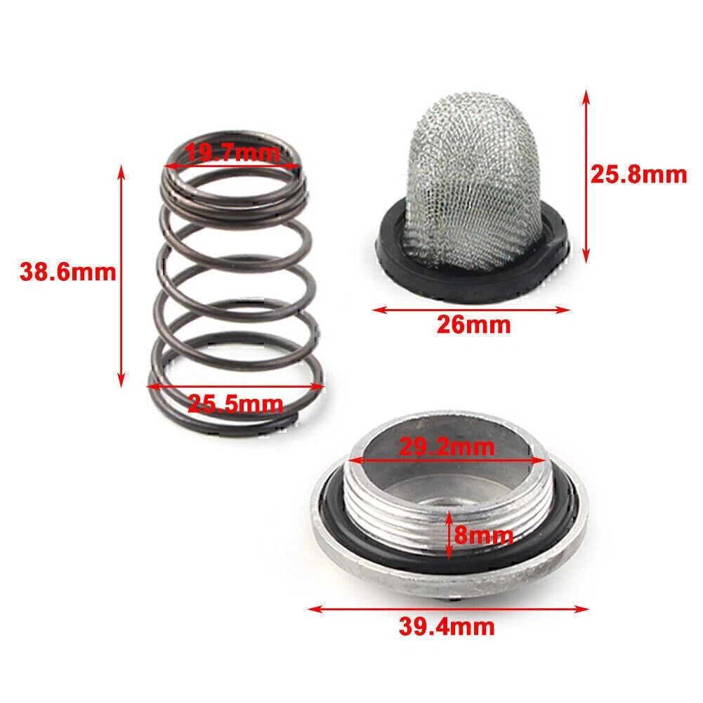 Scooter Drain Plug Oil Filter Set For GY6 150cc QMB139 50cc Chinese Scooter Part