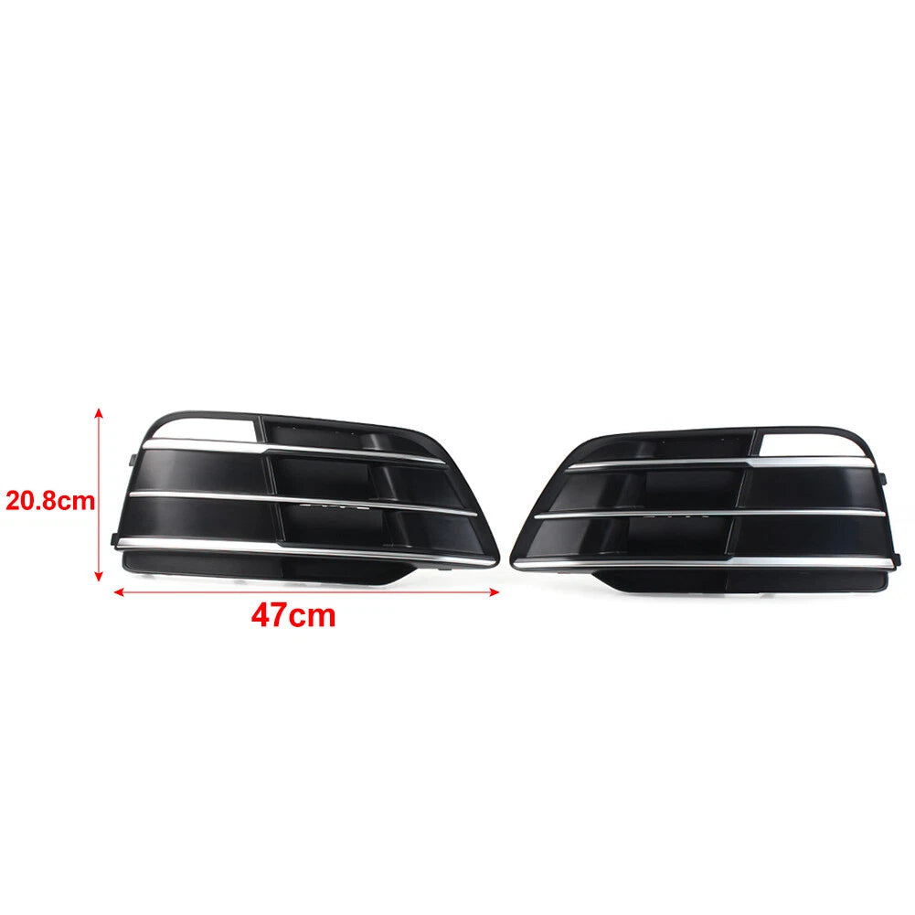 For Audi Q5 Sline SQ5 2018-2022 Left Front Bumper Fog Light Grille Grill Cover