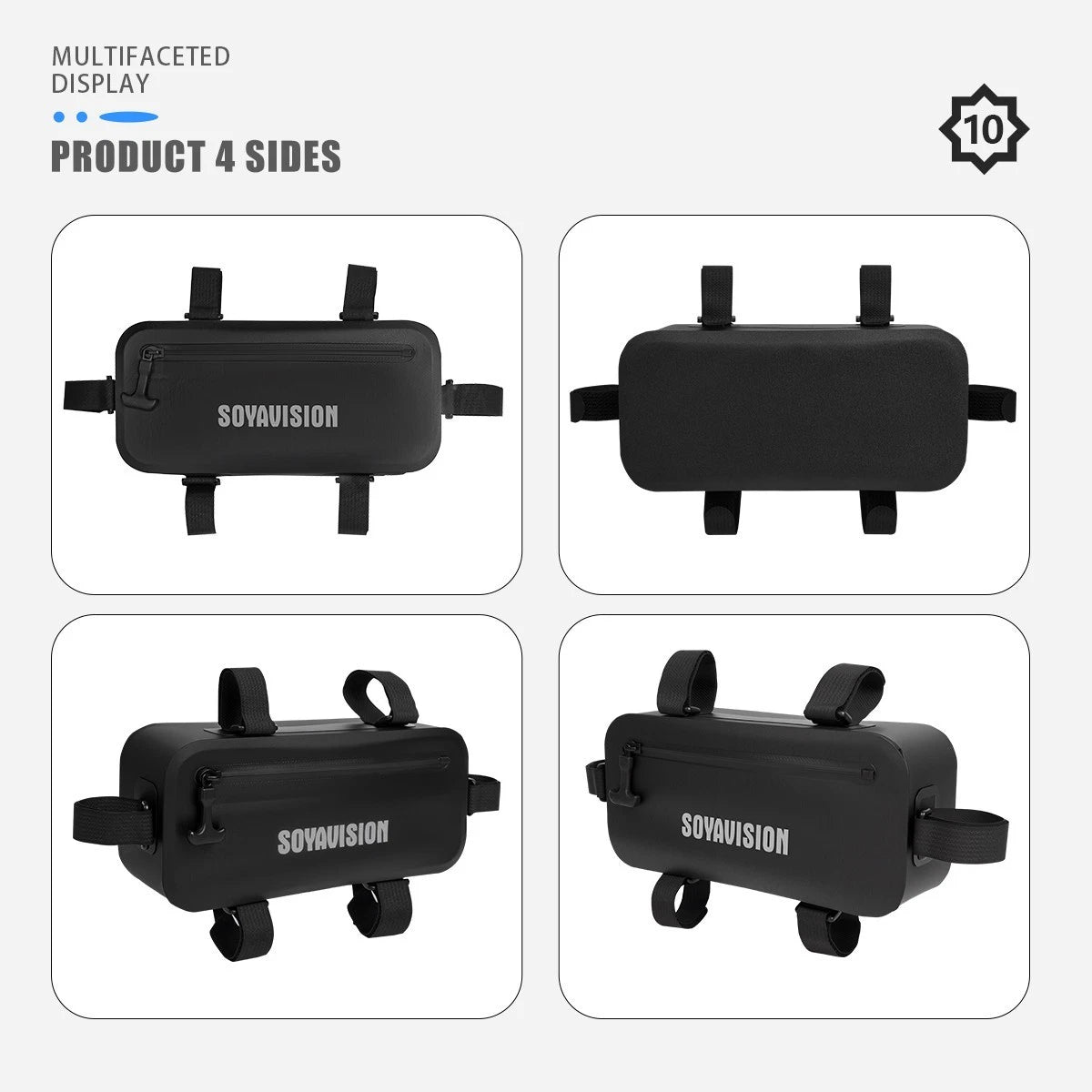 1PC Motorcycle Universal Side Tool Bag Frame Waterproof Bag for BMW Honda Yamaha
