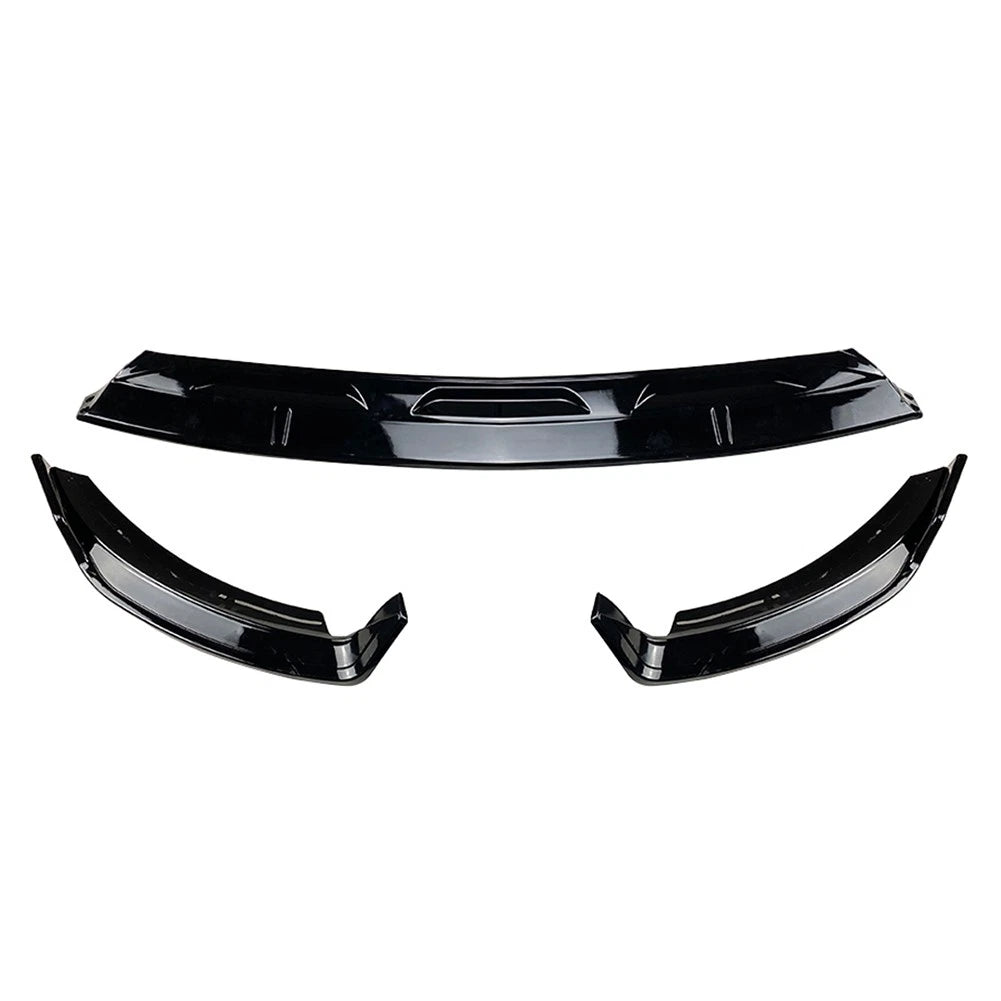 Front Bumper Lip Spoiler Splitter Body Kit For Benz GLE W167 2020-22 Gloss black