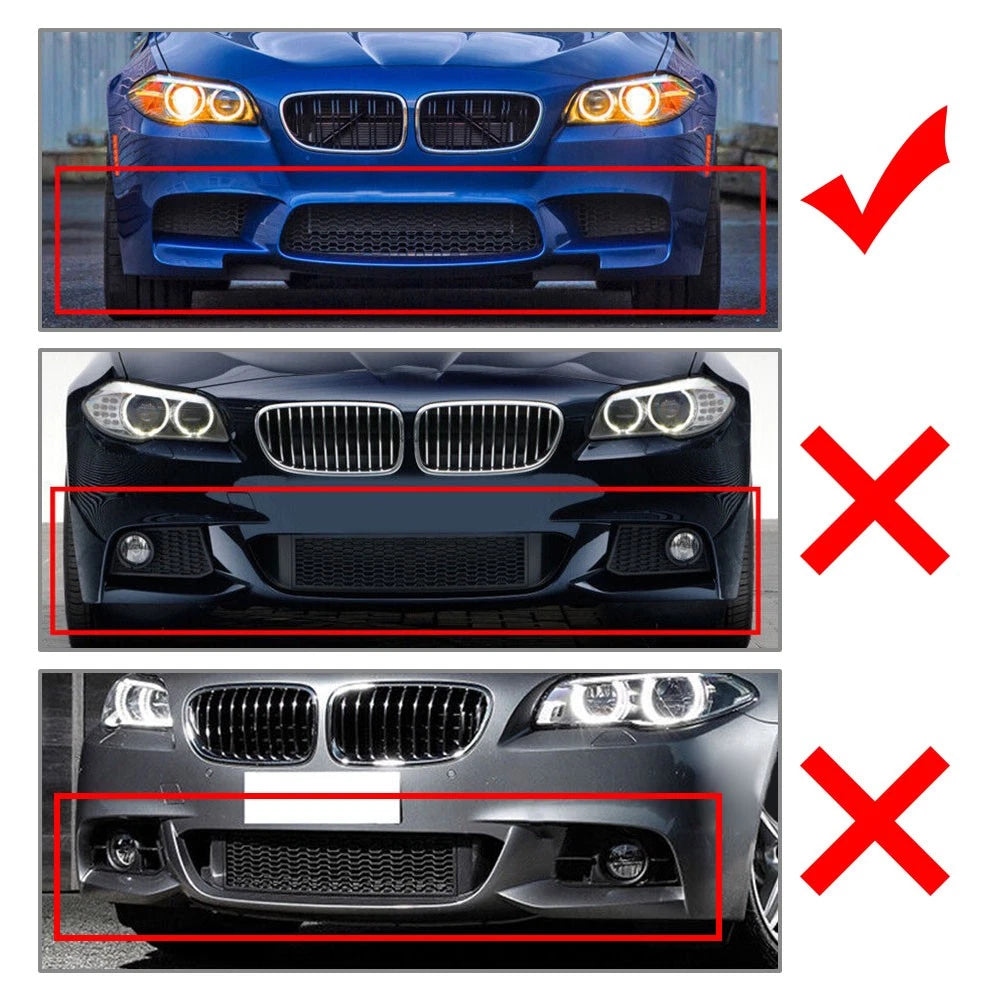 Carbon Fiber Look Front Bumper Lip Spoiler For BMW 5 Series F10 F11 M5 2011-2017