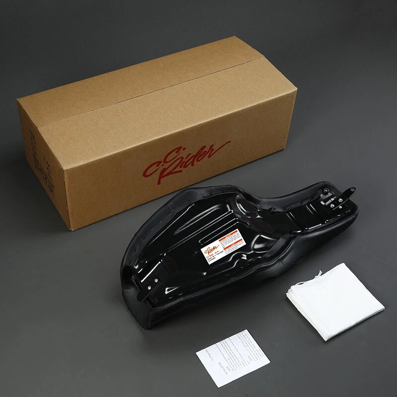 Driver Passenger Step-up Gel Seat Fit For Harley Dyna Super Wide Glide 06-17 16