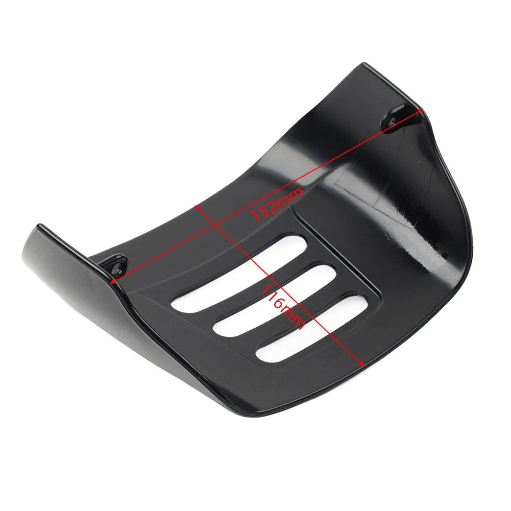 Slotted Tail Light Visor Cover Fit Harley Tri Glide FLHTCUTG 2009-2022 Chrome