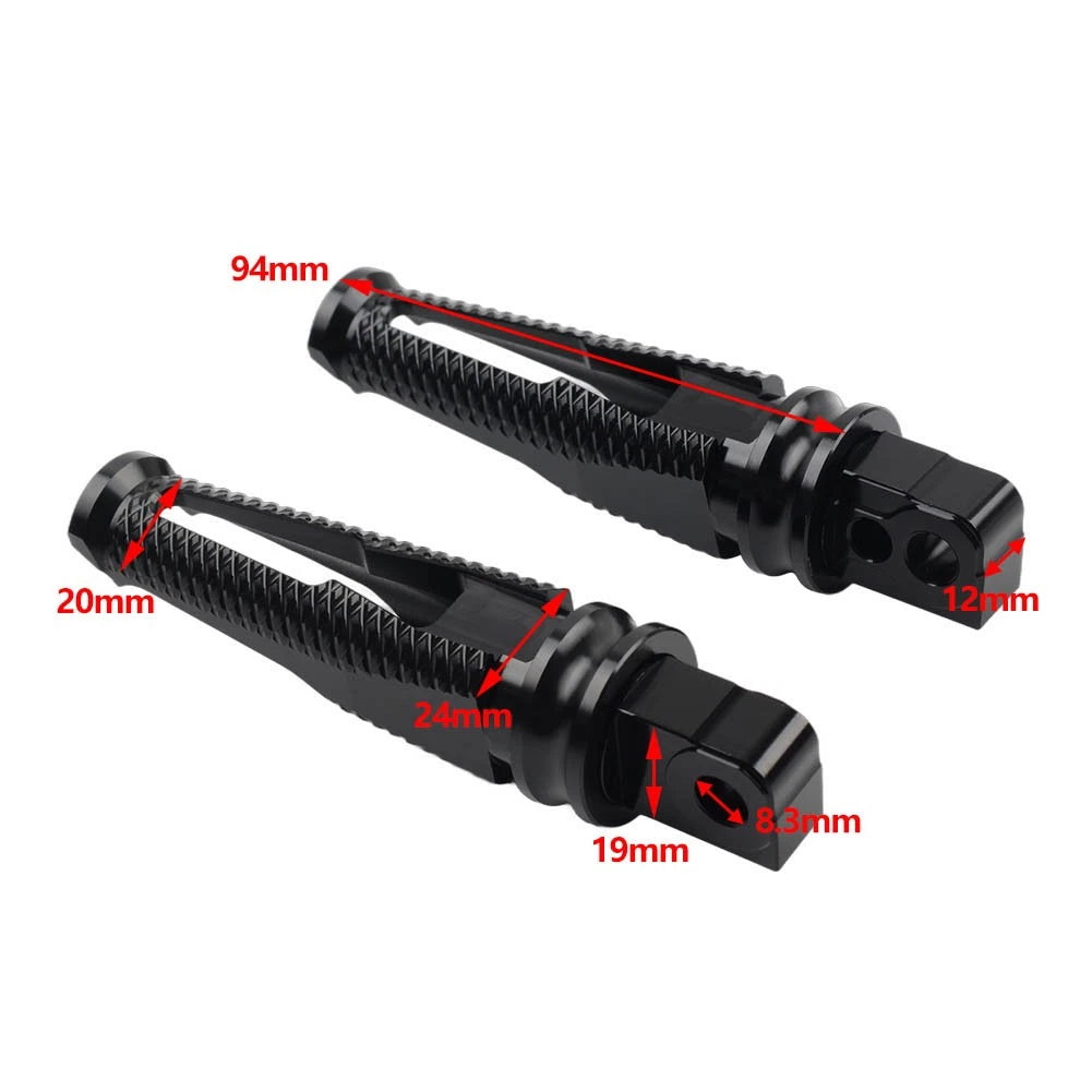 Blue Foot Pegs Rear Passenger Footrests Pedal For Suzuki GSXR600/750 GSXR1000