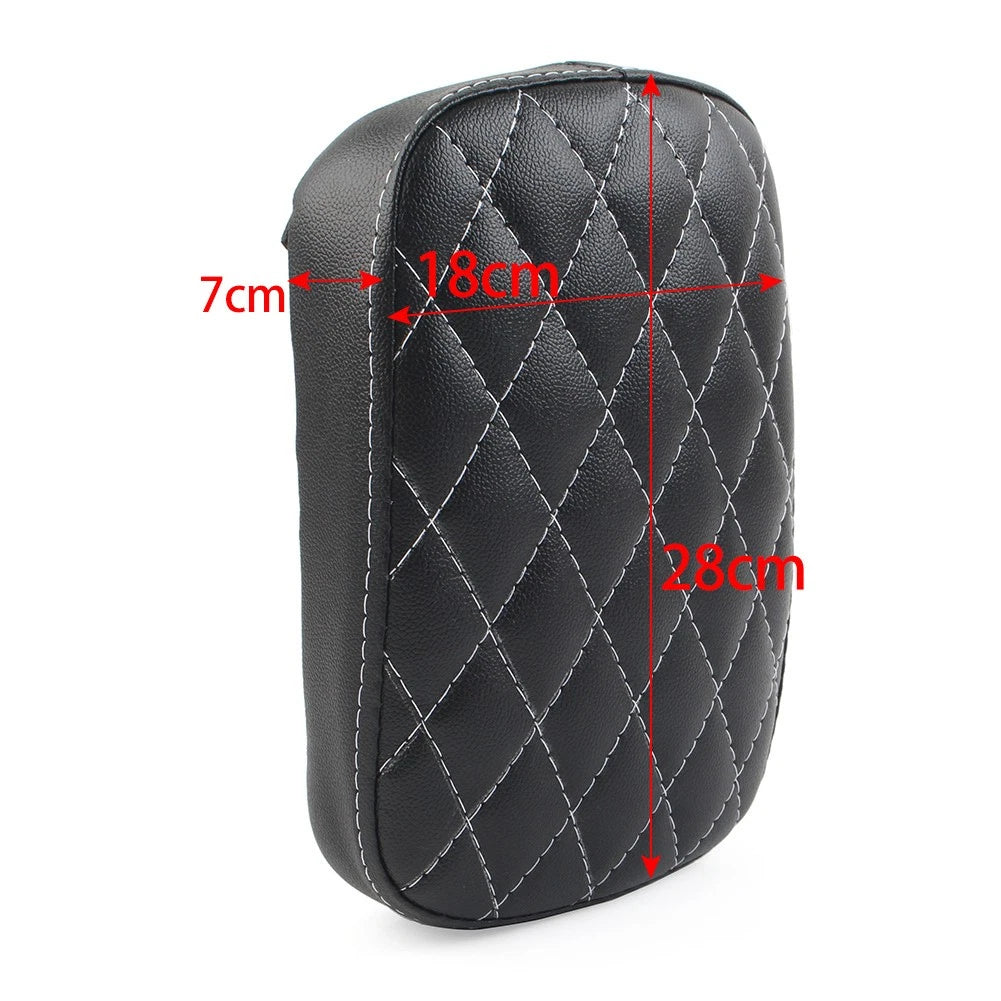 Passenger Seat Pillion Pad 6/8 Suction Cup for Harley Dyna Sportster Bobber