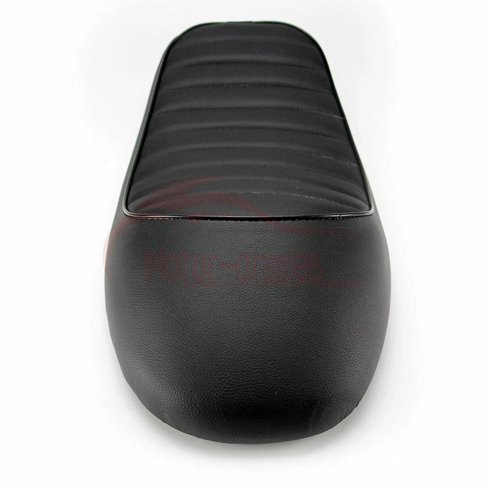 Black Vintage Hump Cafe Racer Seat For Honda Kawasaki Suzuki Yamaha BMW Vintage