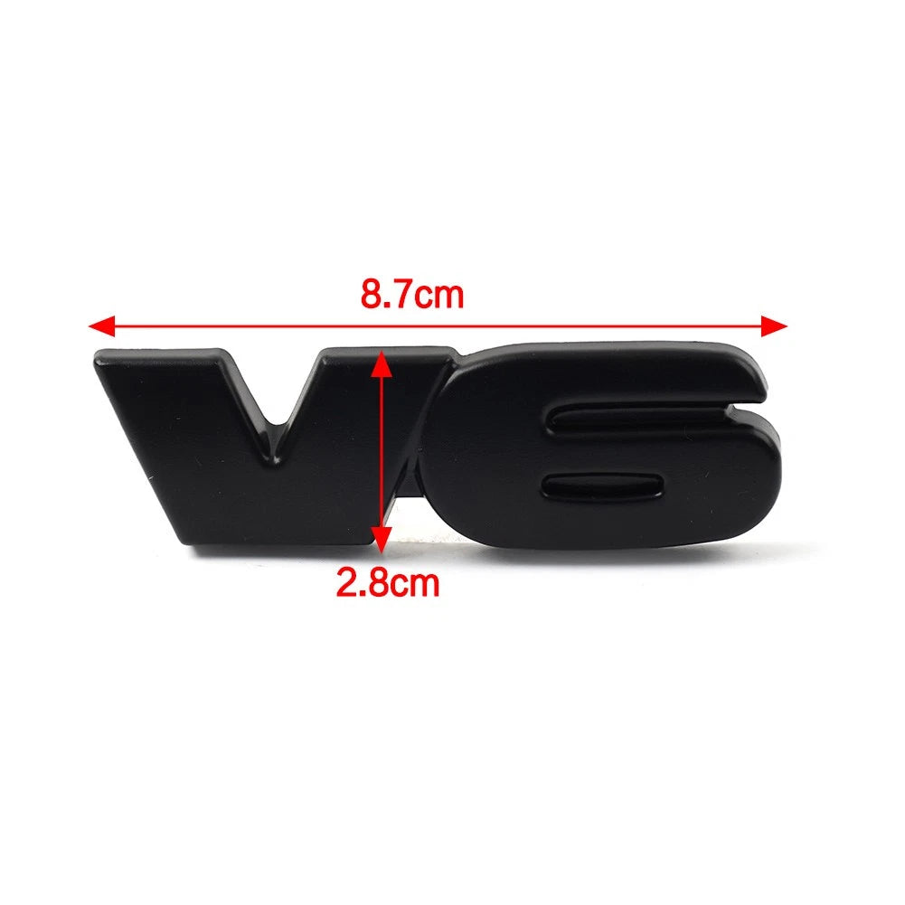 V6 3D Tailgate Emblem Badge Overlays Fit For Toyota Tacoma 4Runner Tundra