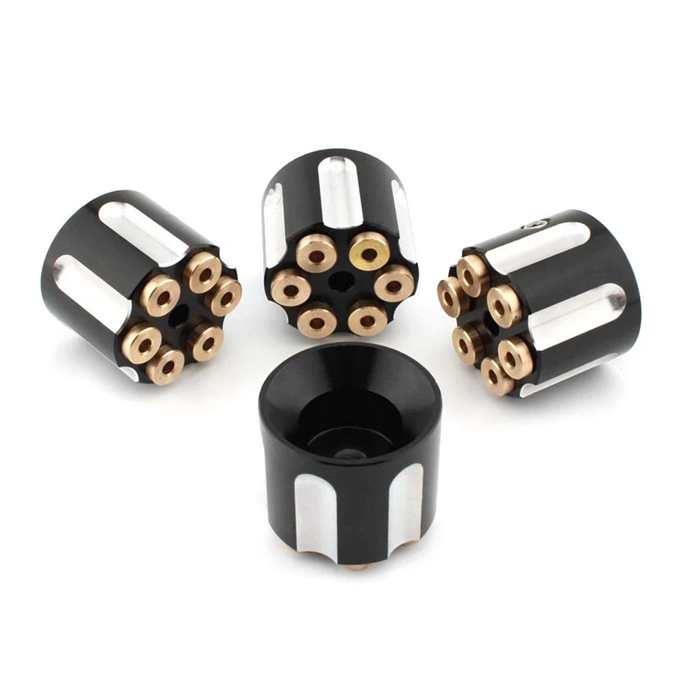 4X Spark Plug Screw Nut Head Bolt Cap Engine Topper Cover For Harley Twin Cam US
