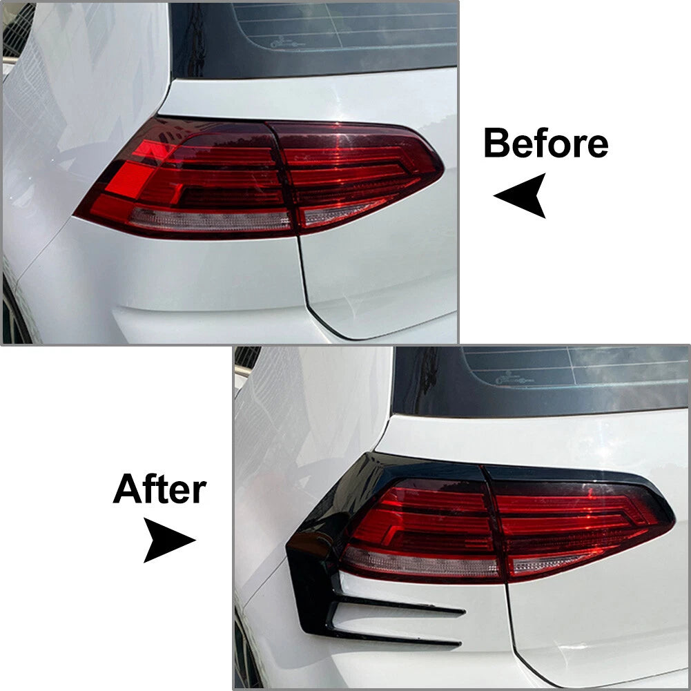 Rear Bumper Taillight Fog Light Trim For VW Golf 7.5 MK 7.5 R GTD 2016-2019