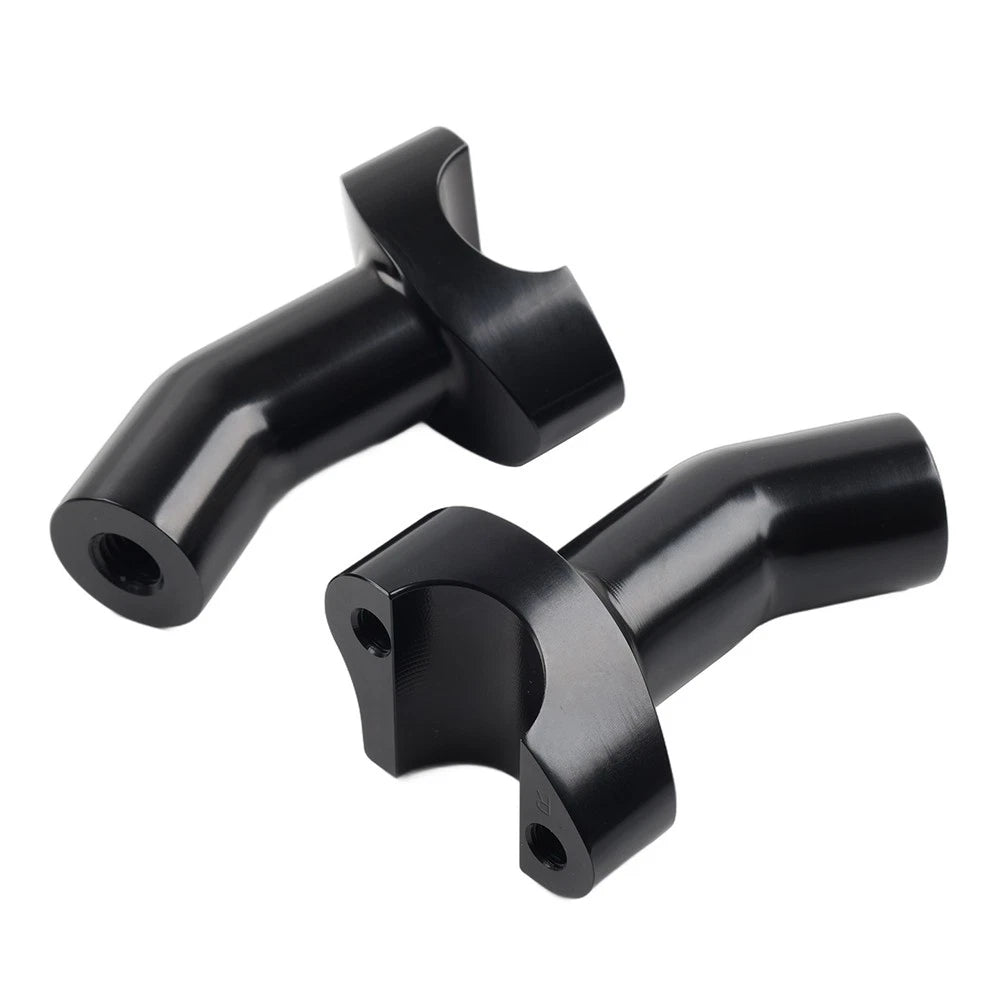 3 1/2" Pullback Handlebar Risers Fit Harley 1" Bar Dyna Softail Road King Black