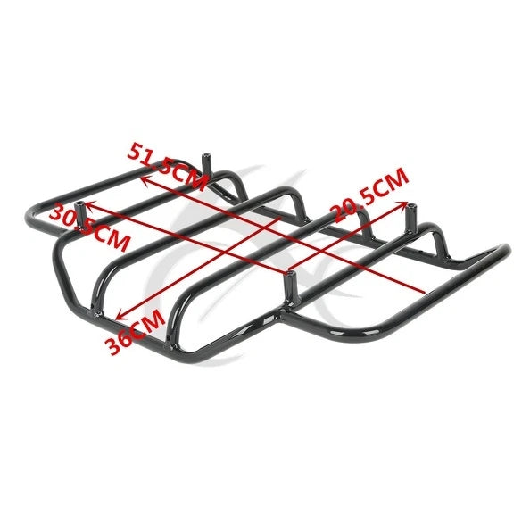 King Trunk Pad Mount Rack Fit For Harley Touring Road Glide 14-Up TCMT